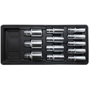 FIXMAN Tray 12 Piece 1/2' Drive Deep Sockets
